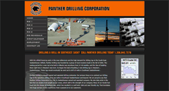 Desktop Screenshot of pantherdrilling.ca